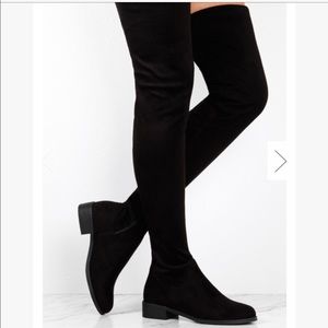 LolaShoetique Thigh High Suede Boots